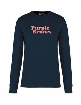 Sweat-shirt Purple Rennes Navy