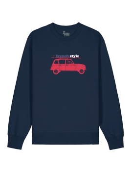 Sweat-shirt French Style Bleu