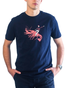 T-shirt Homard Bleu