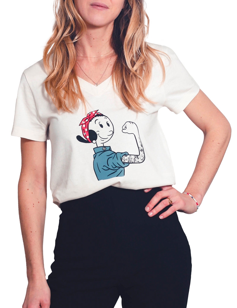 T-Shirt femme olive  oyl Garage