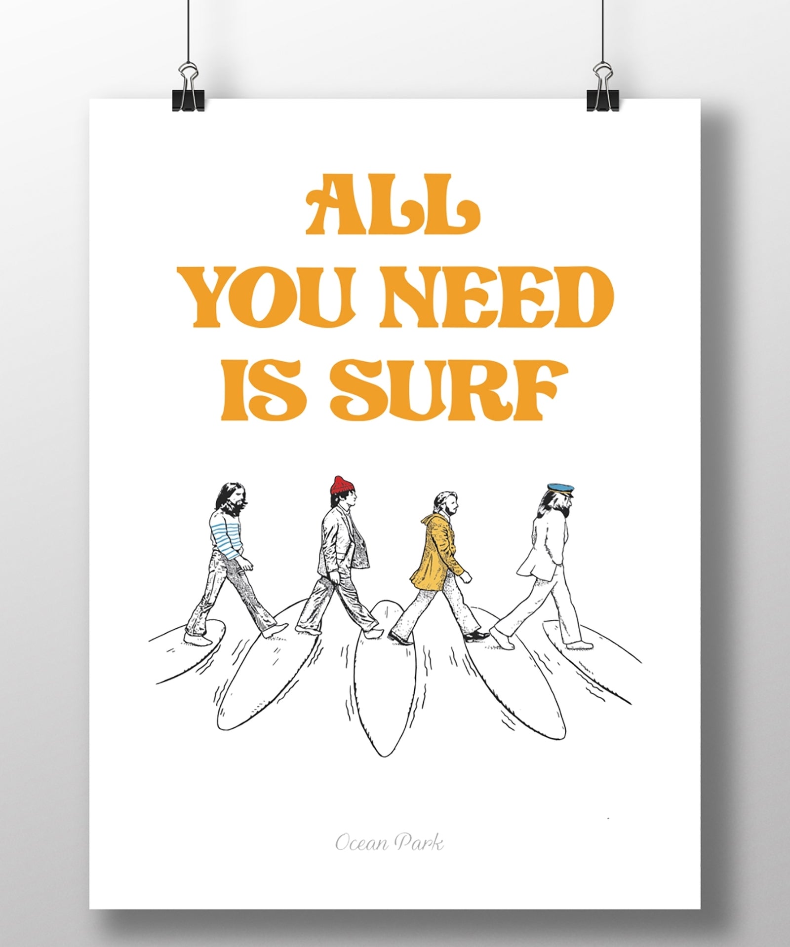 Affiche All you need is surf