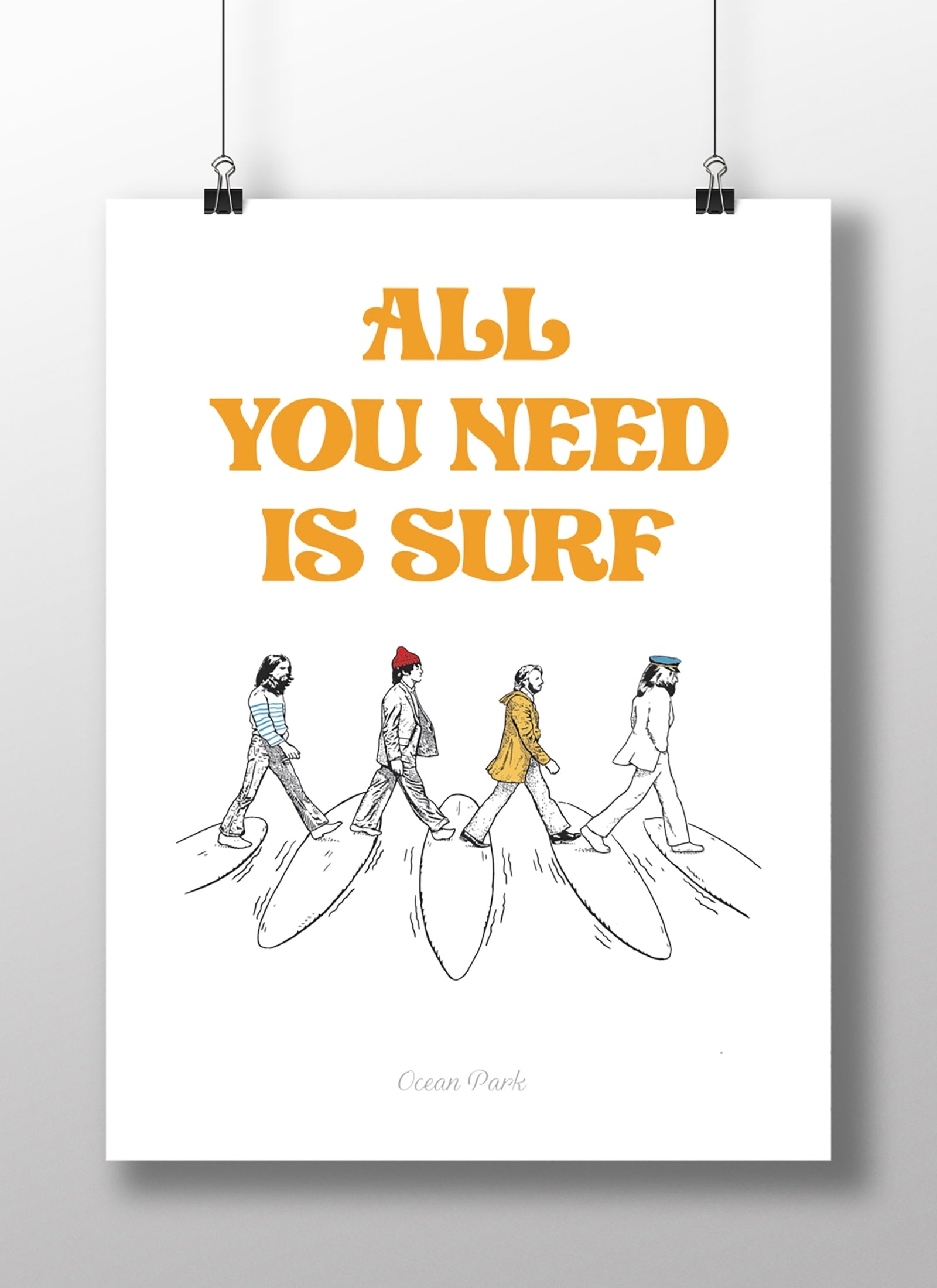 Affiche All you need is surf