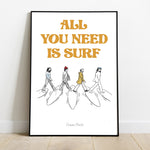 Affiche All you need is surf