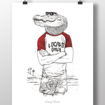 Affiche Croco