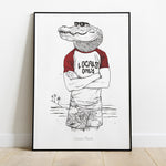 Affiche Croco
