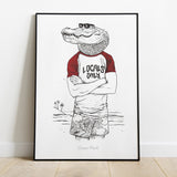 Affiche Croco