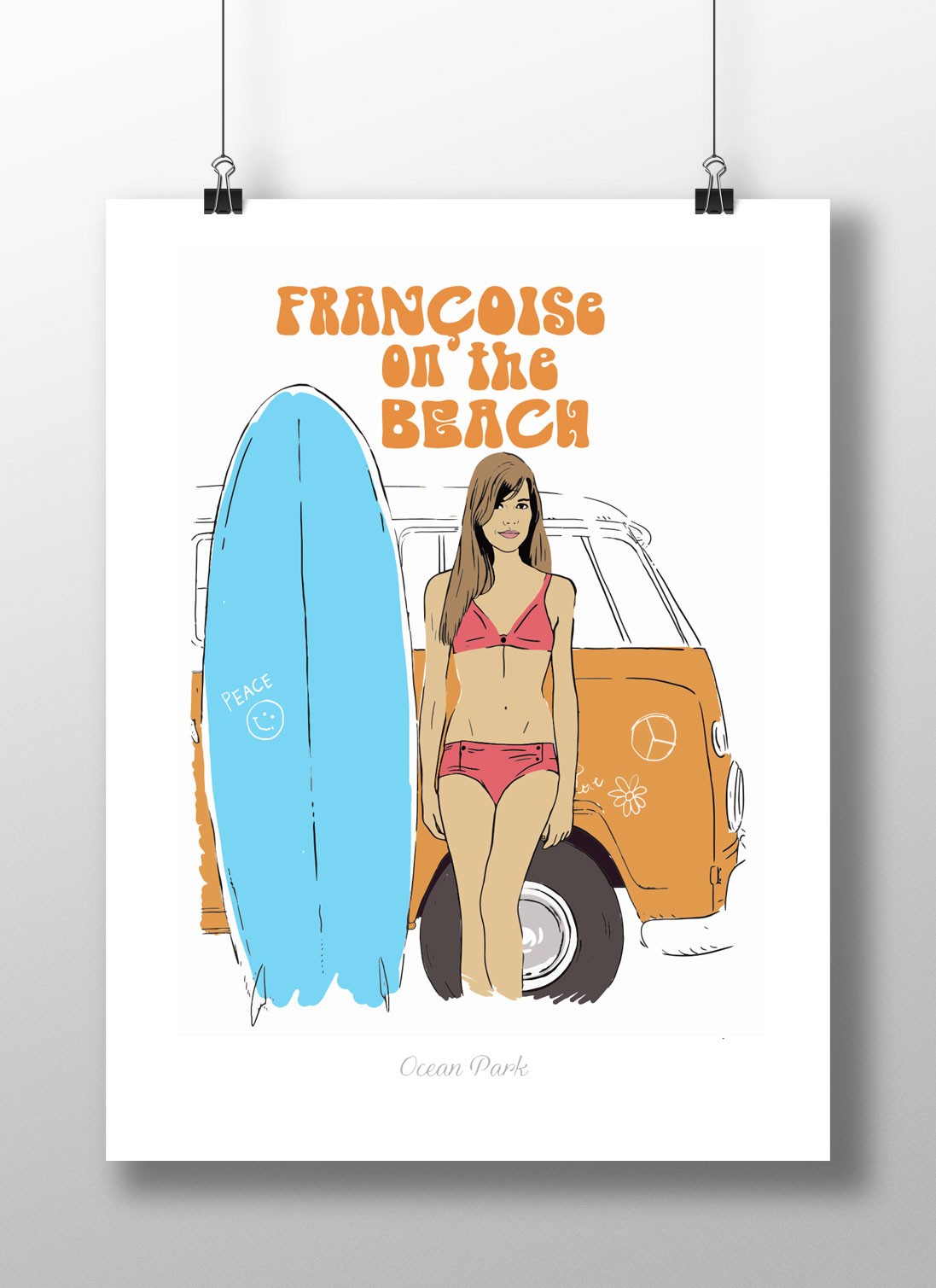 Affiche Françoise on the Beach