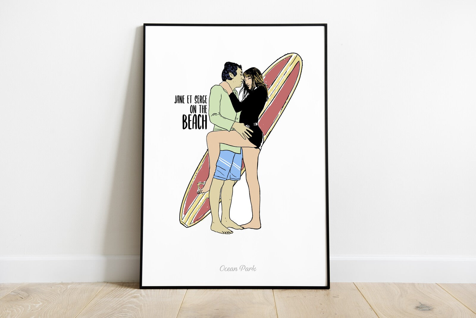 Affiche Jane-Serge on the Beach