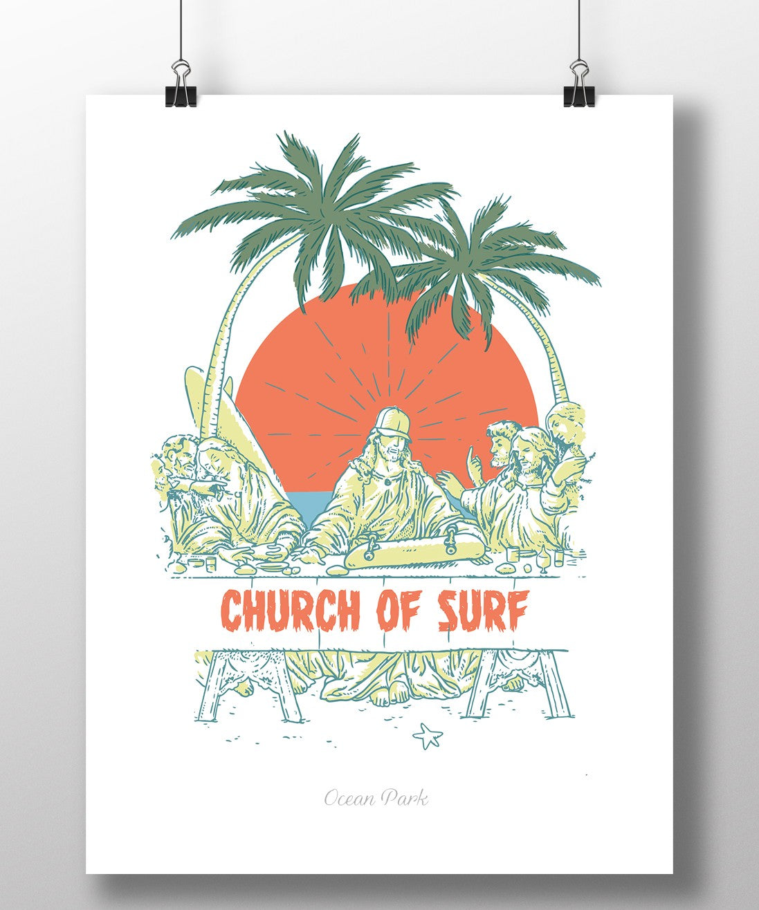 Affiche Church of surf