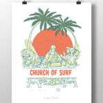 Affiche Church of surf