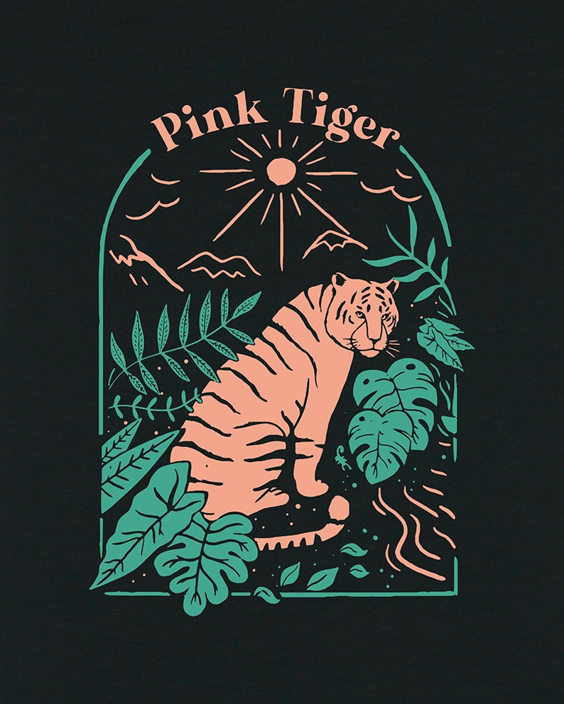Sweat-shirt Pink Tiger