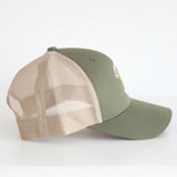 Casquette Trucker LOGO Kaki/beige