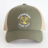 Casquette Trucker LOGO Kaki/beige