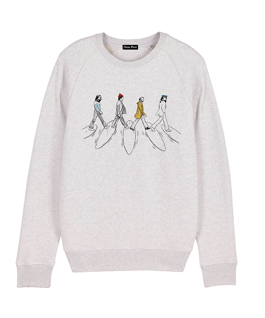 Sweat-shirt SURF ROAD Ecru