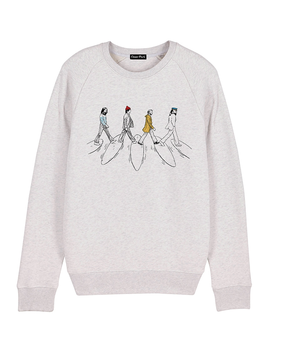 Sweat-shirt SURF ROAD Ecru