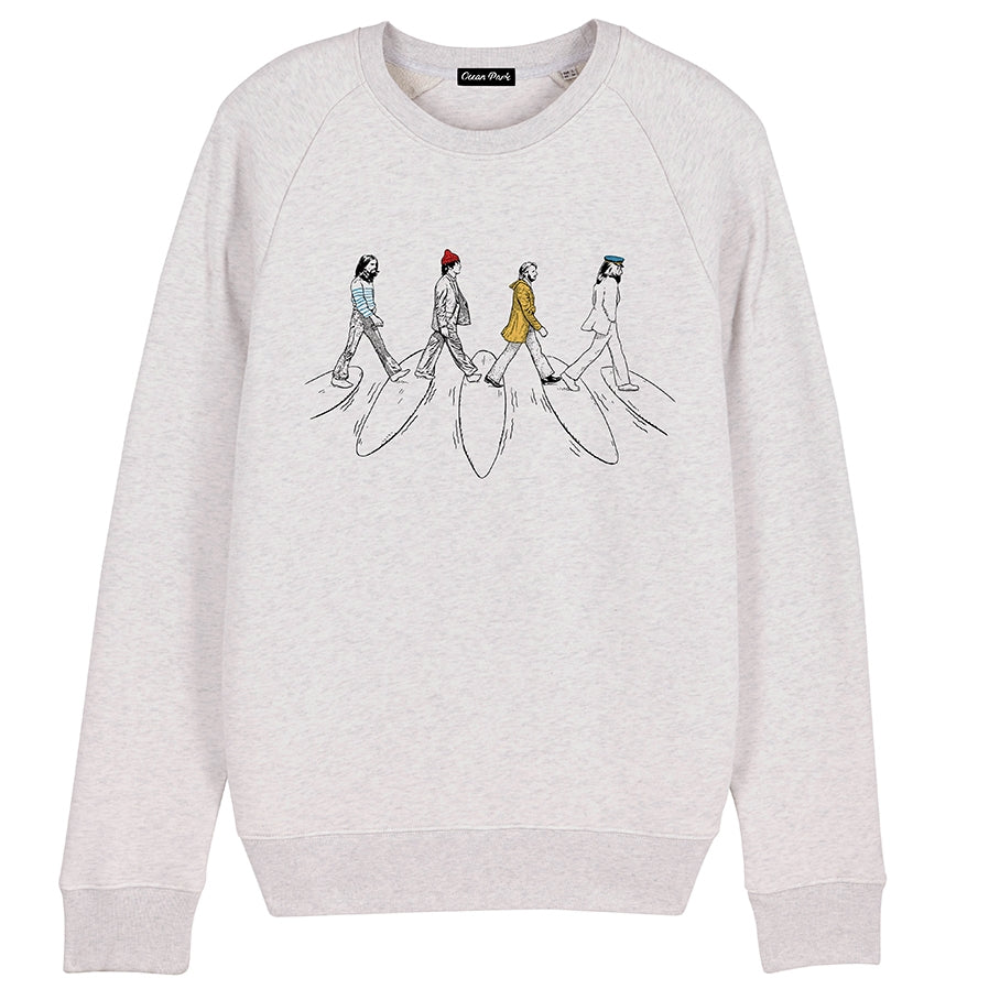 Sweat-shirt SURF ROAD Ecru