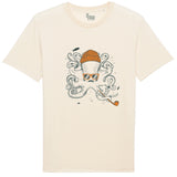 T-shirt octopus Beige