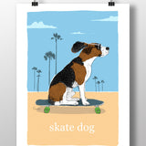 Affiche Skate Dog