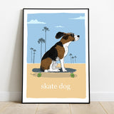 Affiche Skate Dog