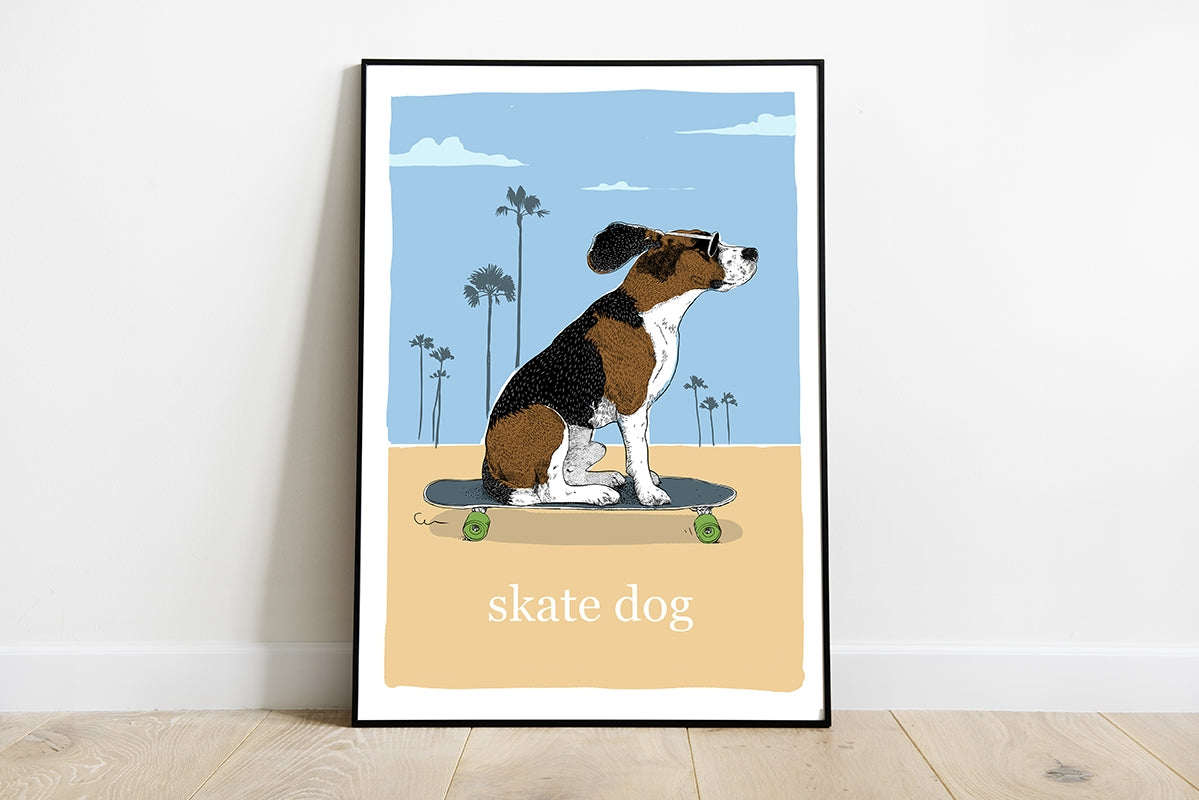 Affiche Skate Dog