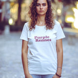 T-shirt Purple Rennes ivoire femme