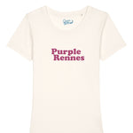 T-shirt Purple Rennes ivoire femme