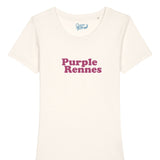 T-shirt Purple Rennes ivoire femme