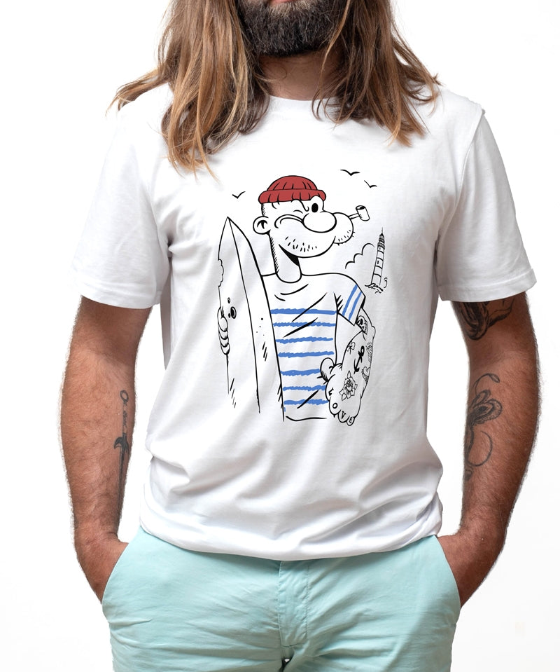 T-shirt Popeye Surfeur
