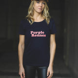 T-shirt Purple Rennes Navy Femme