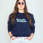 Sweat-shirt Purple Rennes Navy