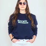 Sweat-shirt Purple Rennes Navy