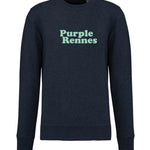 Sweat-shirt Purple Rennes Navy