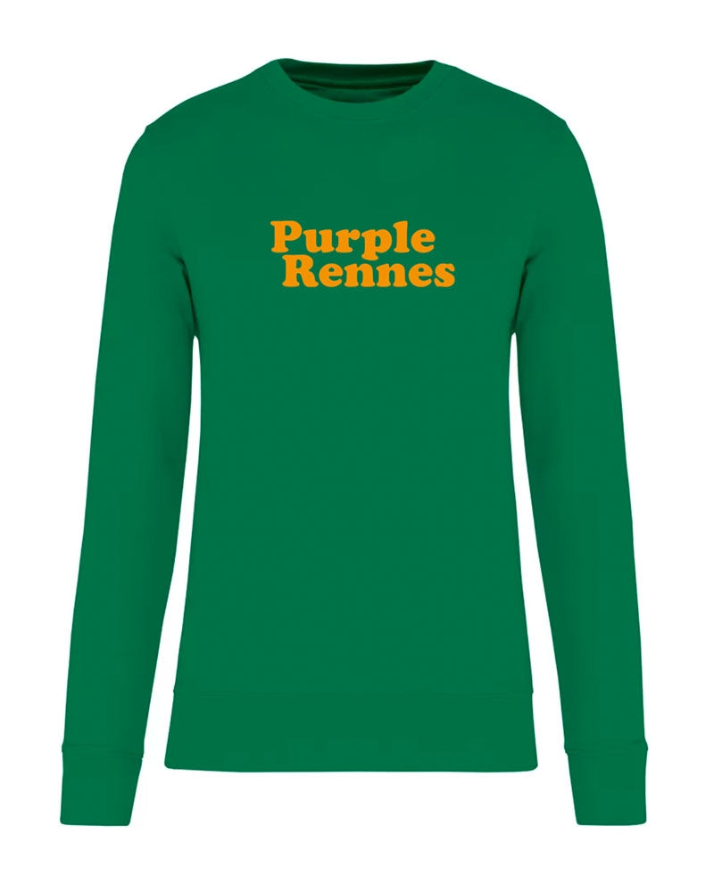 Sweat-shirt Purple Rennes Vert