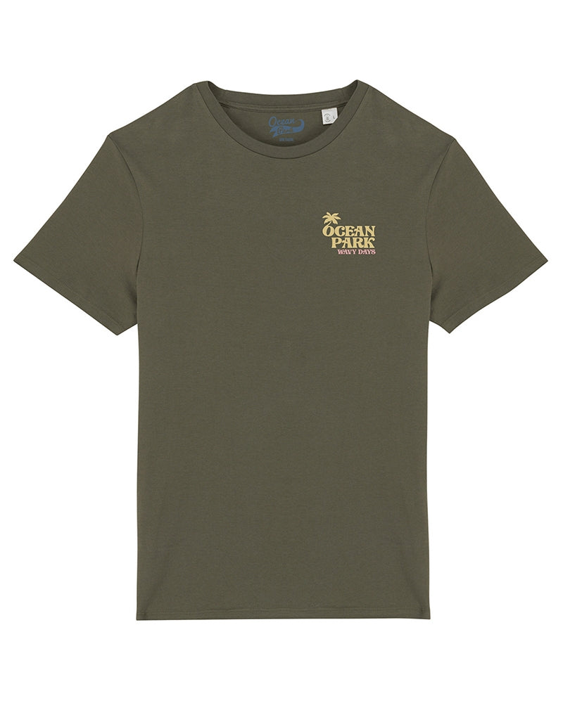 T-shirt Mixte Ocean Park Kaki
