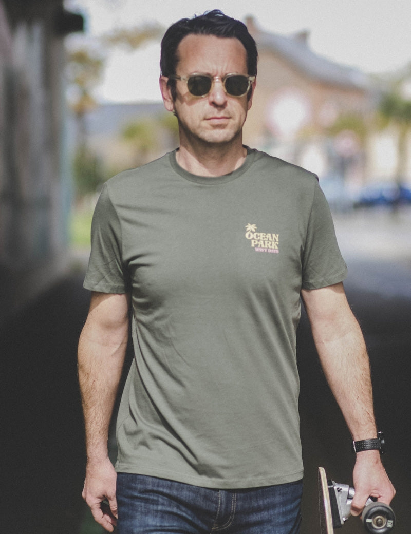 T-shirt Mixte Ocean Park Kaki