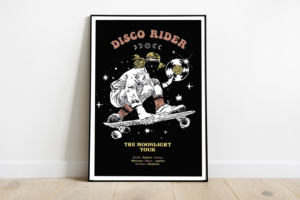 Affiche Disco Rider