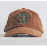 Casquette velours camel