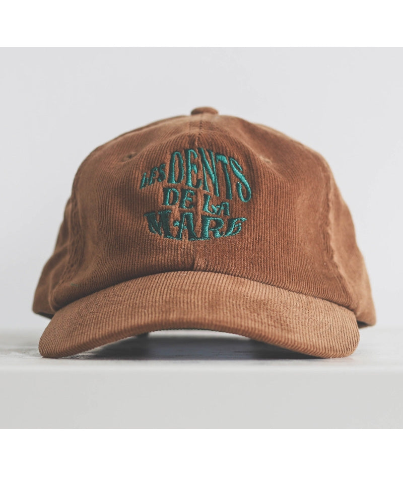 Casquette velours camel