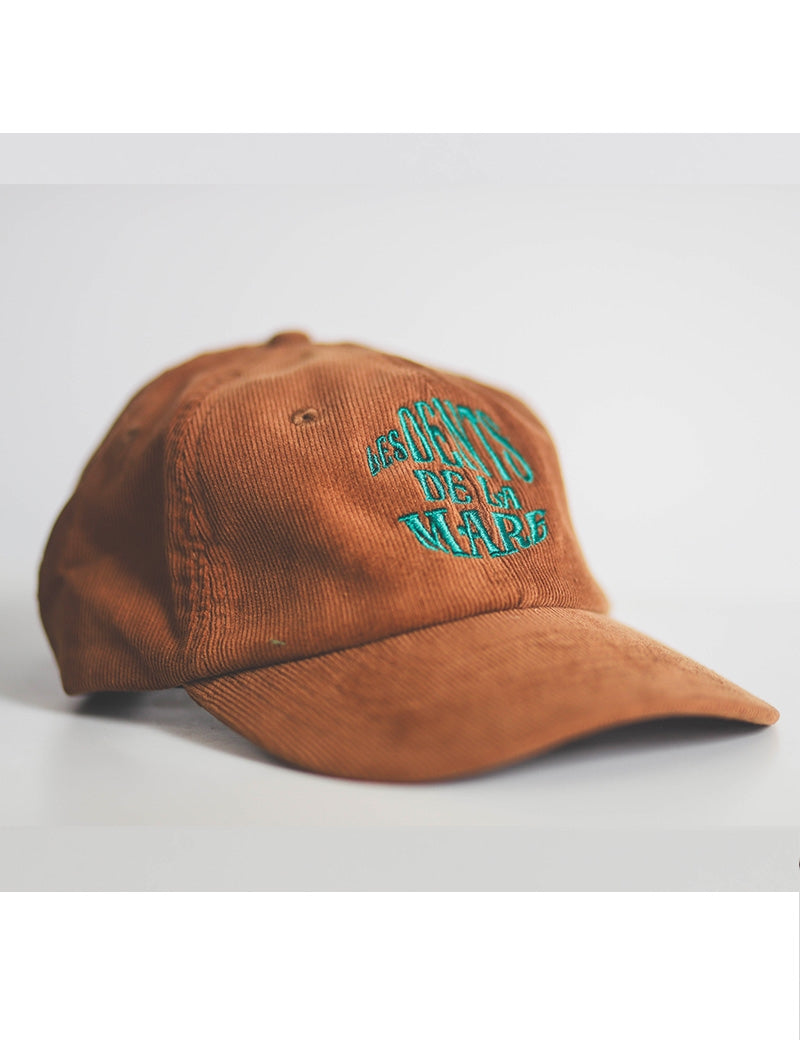 Casquette velours camel