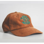 Casquette velours camel