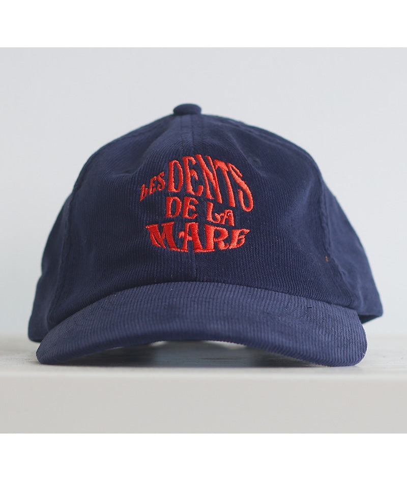 Casquette velours bleue