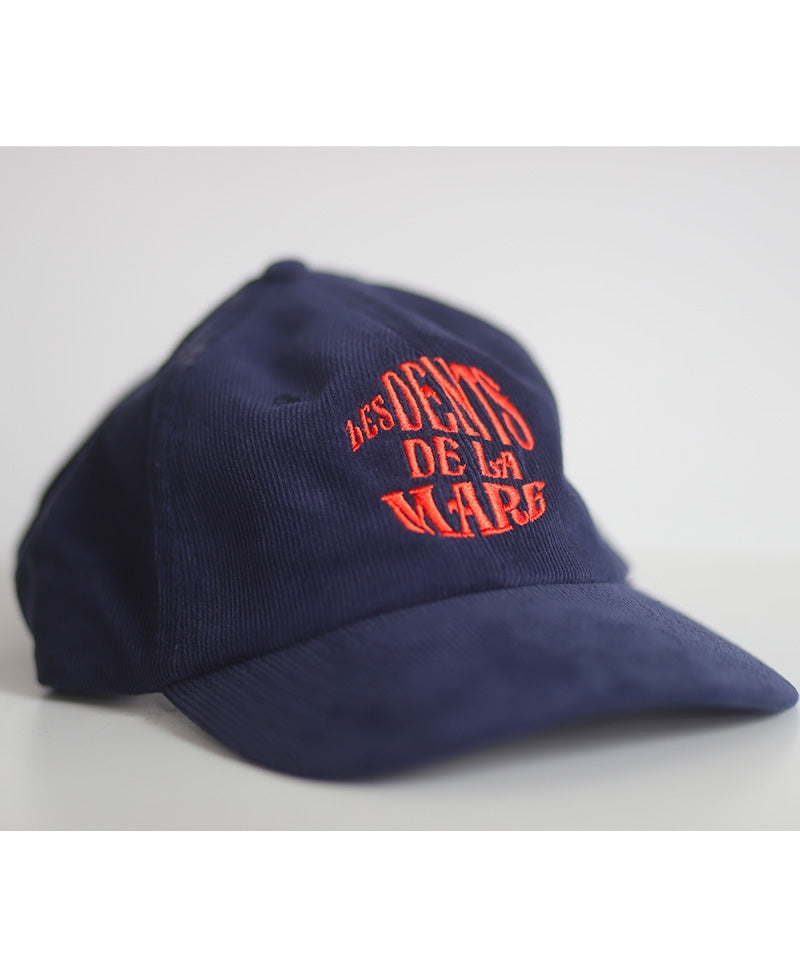 Casquette velours bleue