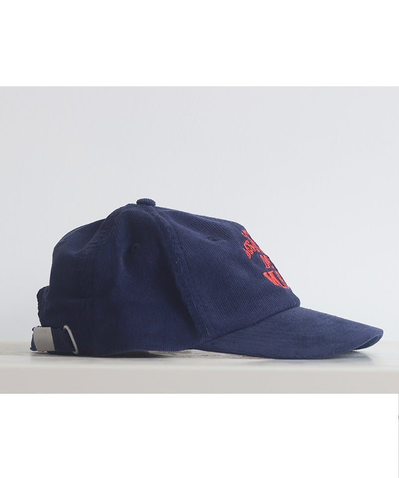 Casquette velours bleue