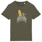 T-Shirt relax khaki homme