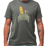 T-Shirt relax khaki homme