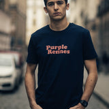 T-shirt Purple Rennes Navy homme