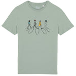 T-shirt SURF ROAD vert Aloé