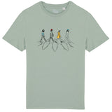 T-shirt SURF ROAD vert Aloé