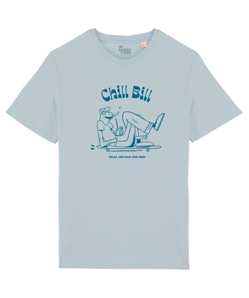 T-shirt Chill Bill homme bleu