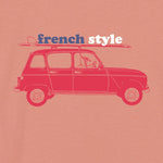 T-shirt French Style pêche